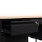 Flash Furniture 30 in D X White Oak, 70 in W X GC-M-BLK-180-WHTOAK-GG - alternate 5
